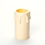 Tub Protectie Soclu E14 Pentru Candelabru Imitatie Lumanare cu Picurare Culoare Crem, Inaltime 55mm, Diametru Exterior 26mm, Diametru Interior 24mm ORION
