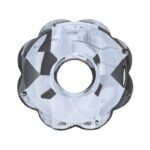 Abajur Cristal STRASS® Swarovski Bobeche, transparent, gaura 26mm, diametru 90mm ORION