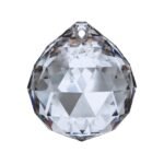 Pandantiv Candelabru sferă de cristal STRASS® Swarovski® Crystal, 30mm, transparent ORION