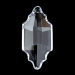 Pandantiv Candelabru Prisma cristal STRASS® Swarovski® Crystal, 63x30mm ORION - imagine 2