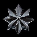 Pandantiv Candelabru stea de cristal SCHOLER Swarovski® Crystal, 45mm, transparent ORION - imagine 2