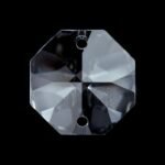 Pandantiv Candelabru cristal, octogon de cristal SCHOLER Swarovski®, 16mm, 2 orificii, transparent ORION - imagine 2