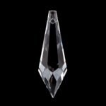 Pandantiv ascutit Candelabru cristal din cristal SCHÖLER CRYSTAL®, transparent 38x14mm ORION - imagine 3