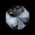 Pandantiv Candelabru cristal, octogon de cristal SCHOLER Swarovski®, 30mm, 2 orificii, transparent ORION - imagine 2