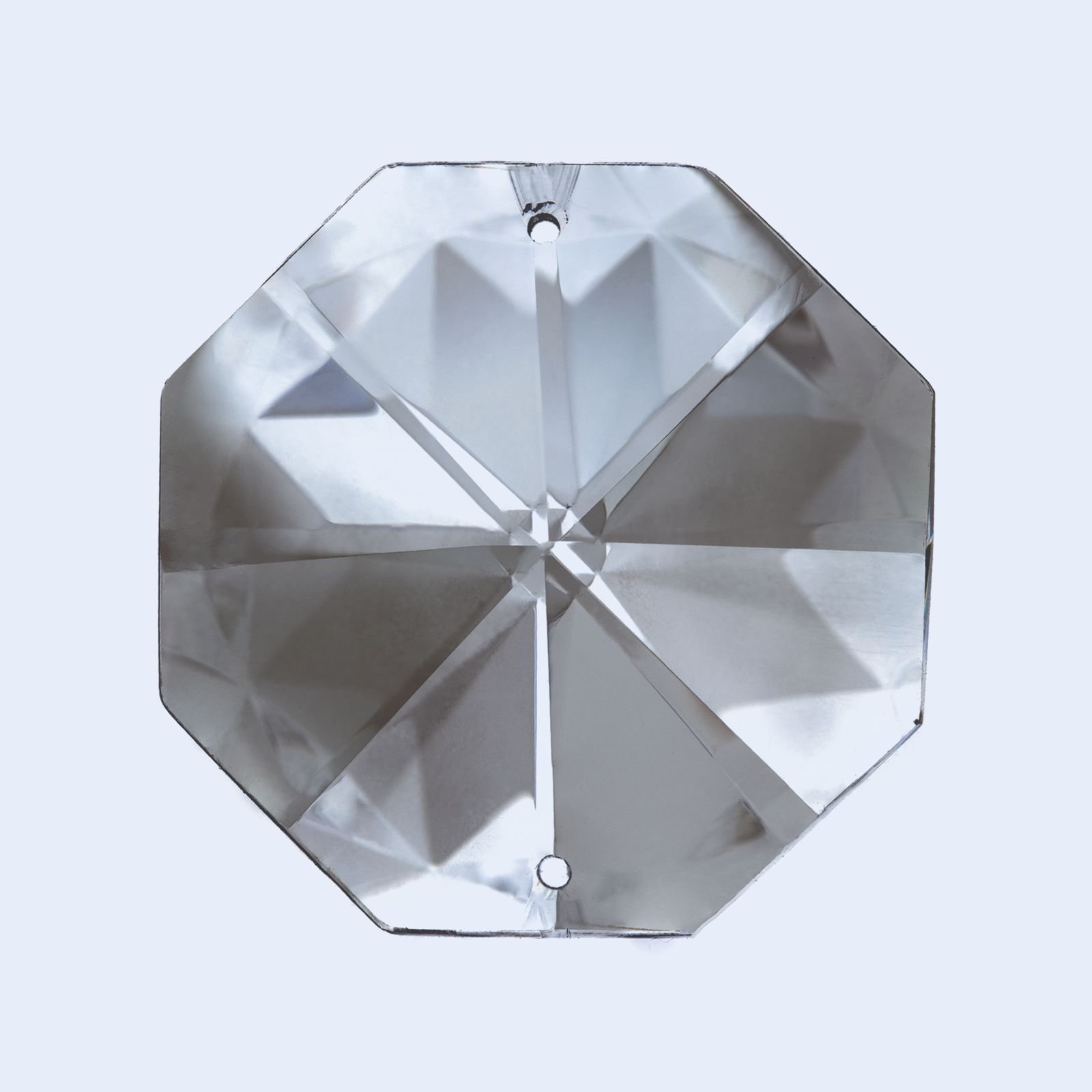 300.3200-14_01_n2 Pandantiv Candelabru cristal, octogon de cristal SCHOLER Swarovski®, 38mm, 2 orificii, transparent ORION - imagine 1