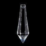 Pandantiv ascutit Candelabru cristal din Cristal SPECTRA® Swarovski®, transparent 38x14mm ORION - imagine 3