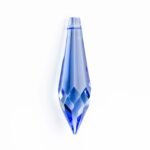 Pandantiv Candelabru cristal  ascutit din Cristal SPECTRA® Swarovski®, albastru 50x14mm ORION