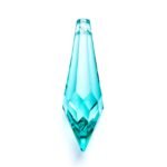 Pandantiv Candelabru cristal  ascutit din Cristal SPECTRA® Swarovski®, verde 50x14mm ORION