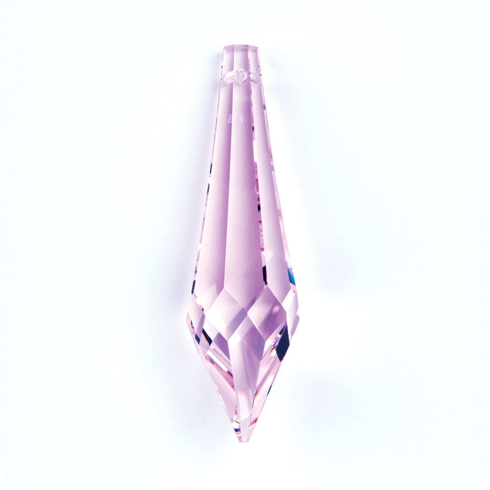 300.8611-05_n2 Pandantiv Candelabru cristal ascutit din Cristal SPECTRA® Swarovski®, roz 50x14mm ORION - imagine 1