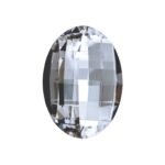 Pandantiv Candelabru cristal oval Cristal STRASS® Swarovski®, transparent 32x23mm ORION