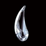 Pandantiv Candelabru cristal picatura Cristal STRASS® Swarovski®, transparent 38x14mm ORION - imagine 2