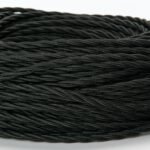 Cablu pentru Suspensie, Textil Rasucit, 3x0,75 mm², 1 m, Subțire, Negru ORION - imagine 2