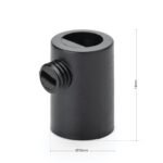 Manson pentru Suspensie cu șuruburi de prindere si filet M10, Ø 13mm, Lungime 14mm, PVC Negru ORION - imagine 3