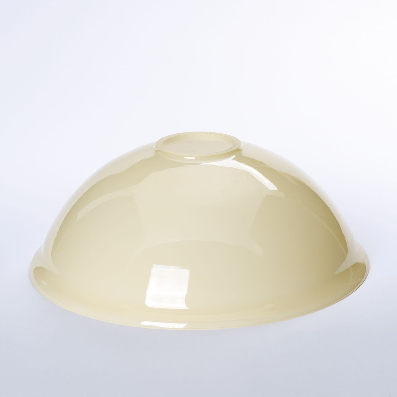 36c4be5c-9f43-4407-aa45-c6ec9fd1537a Abajur Lampa Opalina Sticla Groasa tip Vaza Crem, Inaltime 140mm, Diametru 425mm, Orificiu 81mm, Finisaj Sampanie-lucios ORION - imagine 1