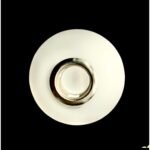 Abajur Rotund din Sticlă Groasa, Diametrul 100mm, Înălţime 100mm, Finisaj Opal Alb, Orificiu cu Filet Atașament pentru priză G9 RABALUX - imagine 4