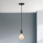 Pendul Aufh, Negru-textil, 100cm, H1000mm, Orion - imagine 5