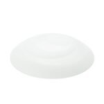 Abajur Conic din Sticlă Groasa Opal, Diametrul 300mm, Înălţime 62mm, Finisaj Opal-mat ORION