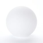 Abajur Rotund din Sticlă Groasa Opal, Diametrul 130mm, Înălţime 130mm, Finisaj Opal-mat satinat, Orificiu 50mm ORION
