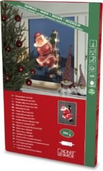 Ornament Figurina MosCraciun pe funie 20 becuri in Interior KONST SMIDE - imagine 2
