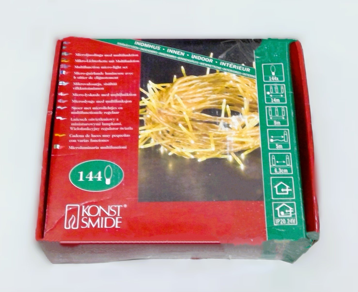 46165510 Instalatie Craciun 144 beculete Aurii IP44 Ext KONST, Smide - imagine 1