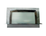Aplica Perete CHROM R7s 1x100W 78mm Cadru Metal Chrom si Polita Foaie Sticla, Orion