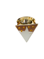 Spot Gold G10 cu Accesorii Sticla Triunghi Vertical Matt Ø 8 cm.
DA 5,5 cm.
ET 7 cm. ORION