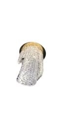 Spot Auriu STR 10-392 GOLD/EBL GU 10 cu Accesorii Ornamente Sticla Cristalinizata Ø 6, 2 cm. DA 6 cm. ET 7, 5 cm ORION