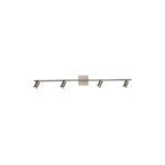 Plafoniera Vela G10 4x50W  Baza Metal Chrom Abajur Spot Mobil Lungime 950cm ESTO