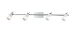Plafoniera Apollo E14 4x40W Baza Metal Chrom Abajur Spot Mobil Sticla Matt Lungime: 960mm ESTO