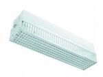 Aplica/Plafoniera Michaela G23 PL x1 Baza Metal Alb cu Intrerupator Abajur Plastic Mat cu Striatii MODUS