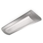 Plafoniera Aplicata Neon 2x18W T8 G13 IP20 Corp Plastic Argintiu Abajur Plastic Matt OS-PILO-100S ARGINTIU BRILUM - imagine 2