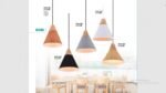 Pendul KONI E27 1x60W Baza Metal Negru Abajur Metal Cornet Negru KLAUSEN - imagine 2