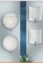 Aplica Perete Clasica ALBA E27 1x60W Abajur Dreptunghi Sticla Mat cu forme ECONOMIC LIGHTING - imagine 3