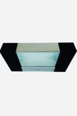 Aplica Perete R7s 1x100W Reflectie Dublu Sens Cadru Lemn Masiv Wenge Abajur Mobil din Chrom si Sticla Mat REDO GROUP - imagine 2