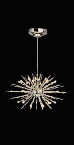 Pendul GALAXY LU 2332/36/70 CHROM  G4 36x10W  70 Varfuri Metal Chrom ORION - imagine 2