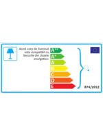 Veioza LA 4-1037/1 GRUN E27 1x60W Baza Portelan Verde cu dungi Maro Abajur Rotund Concav Panza Verde Intrerupator pe Fir ORION - imagine 3