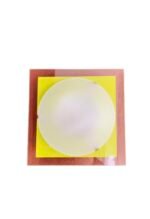Aplica Perete GRUN R7s 78mm 1x100W Foaie Sticla Dreptunghi Verde Abajur Sticla Alb, Orion