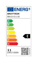 Corp de Iluminat Aparent Neon 4W LED 310 Lumen Lumina Rece Compact Alb Braytron - imagine 3