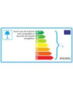 Plafoniera Vela G10 4x50W  Baza Metal Chrom Abajur Spot Mobil Lungime 950cm ESTO - imagine 3