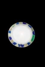 Plafoniera Clasica ALBA NU 9-353/30 E27 1x60W Baza Sticla Groasa Rotunda Cioburi Diverse Culori Abajur Sticla Mat ORION - imagine 2