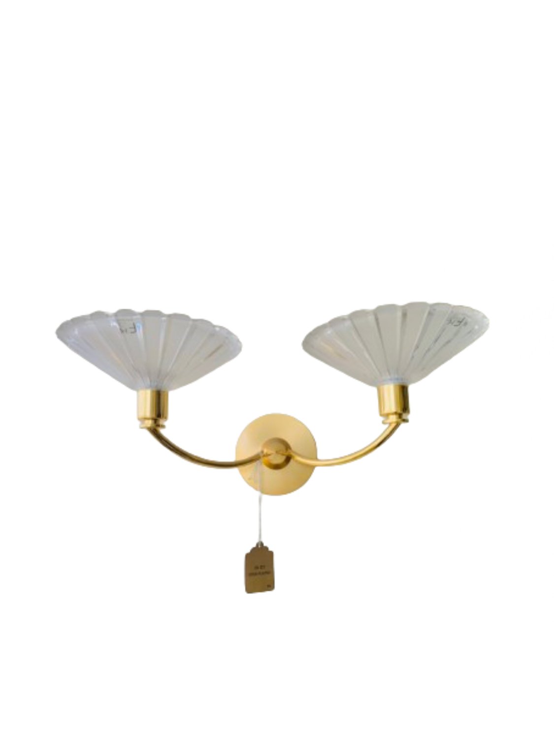 47562814 Aplica Perete G9 2x40W 2 Brate Metal Poleit cu Aur 24KT, Orion - imagine 1