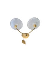 Aplica Perete G9 2x40W 2 Brate Metal Poleit cu Aur 24KT, Orion - imagine 2