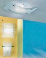 Aplica Perete CHROM E14 1x60W Cadru Metal Chrom cu Foaie Sticla Groasa Orizontal cu, Orion - imagine 4