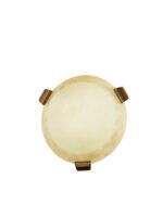 Plafoniera Vintage NU 9-347/40 ANTIK E27 2x60W Ornament Metal Antichizat Abajur Sticla Groasa Crem si Maro Deschis pe Margine ORION