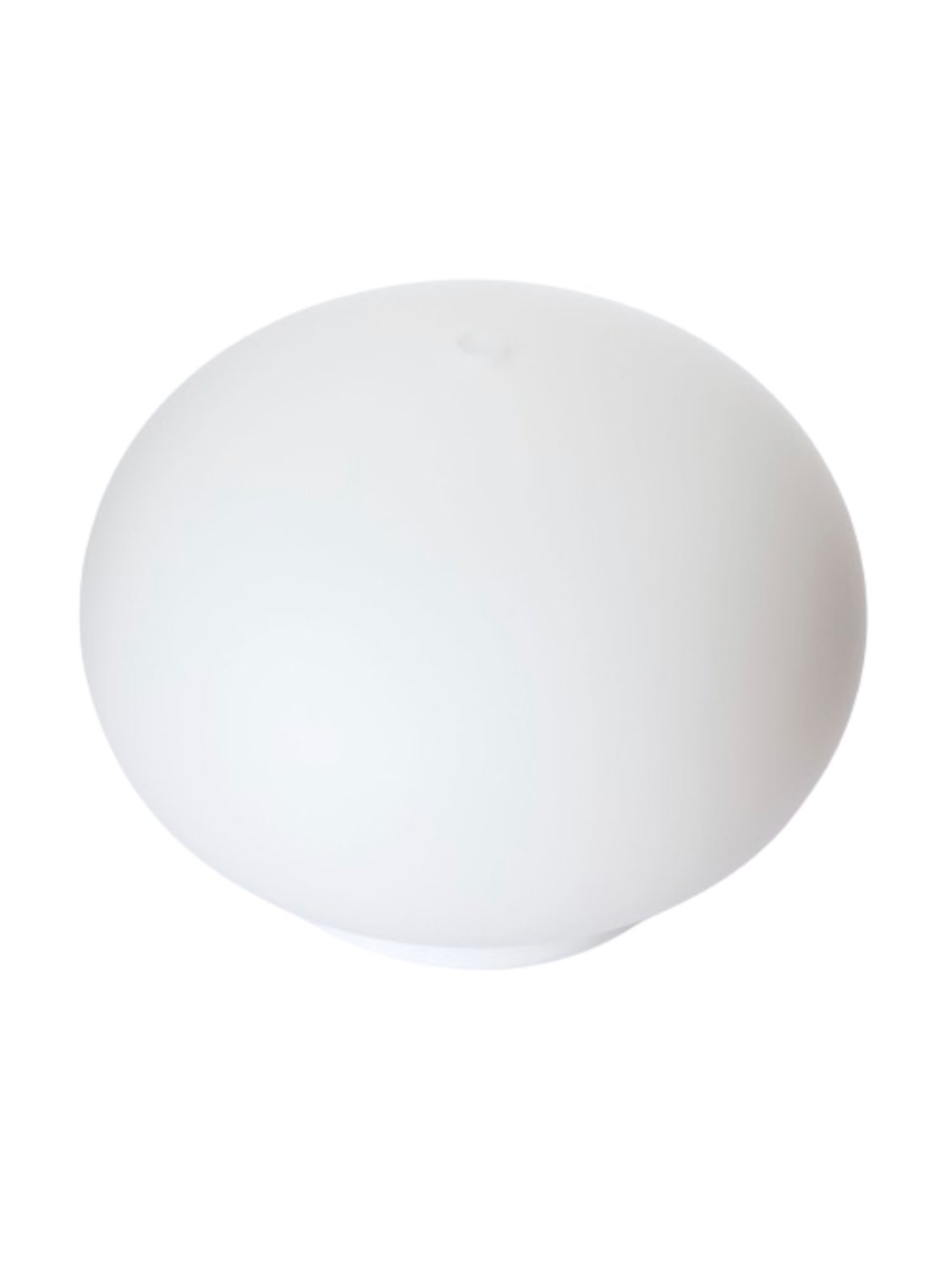 47806547 Abajur Sticla Groasa Alb cu gaura pentru tija Metalica Diametru 180mm, Inaltime 140mm, Diametru gaura 10mm ORION - imagine 1