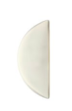 Abajur Sticla Groasa, Alb Matt, Lungime 140mm, Latime 60mm, Diametru Orificiu Soclu 22mm, Pretabil pentru WA 2-1121 ORION