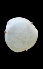 Abajur Sticla Groasa, Pentru Plafoniera Clasica, Forma Triunghiulara cu Umbre Matt, Diametru 430mm ORION - imagine 2
