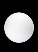 Abajur Sticla Groasa Mini Glob Alb Matt Diametru 90mm, Deschizatura 23mm ,Pretabil pentru Gama DLU 2337 ORION - imagine 2
