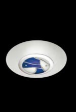 Spot Incastrat STR 10-305 BLAU  G10 1x50W cu Accesorii Paravan Sticla Diverse Forme, Multicolor si Contur Sticla Matt Ø 20 cm, DA 6, 5 cm, ET 6, 5 cm ORION - imagine 2