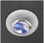 Spot Incastrat STR 10-305 BLAU  G10 1x50W cu Accesorii Paravan Sticla Diverse Forme, Multicolor si Contur Sticla Matt Ø 20 cm, DA 6, 5 cm, ET 6, 5 cm ORION - imagine 4